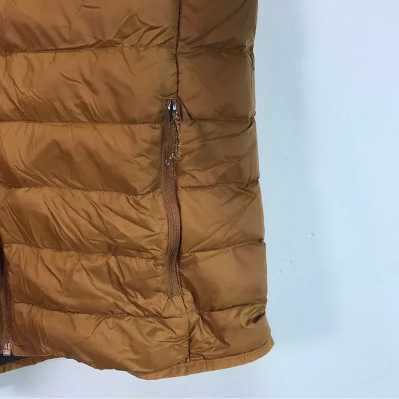Eddie Bauer Down Packable Zip Down Jacket, Men's Size S - Golden Brown